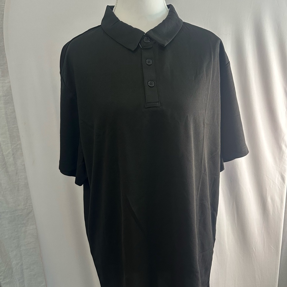 Elegant Black Polo Shirt for Men